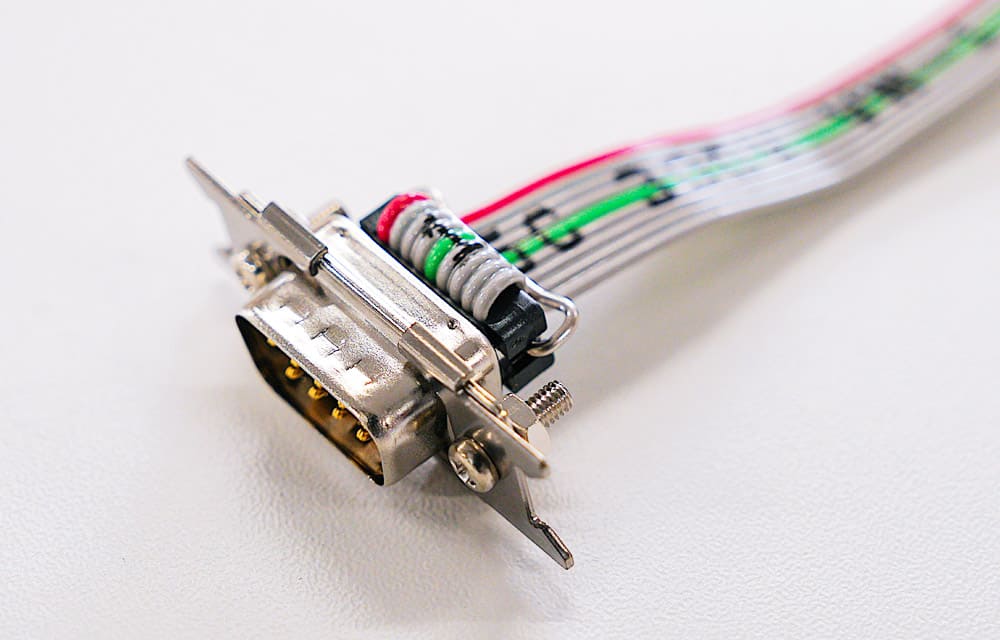 D-subコネクタハーネス(フラットケーブル仕様)